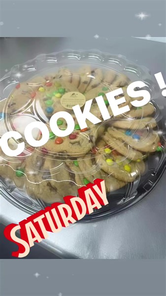 Cookie platters for all occasions. M&M , Red Velvet, Chocolate chip. | Ma's Cakes