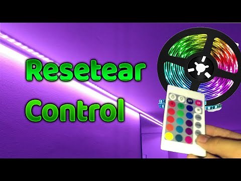 RESETEAR control de LUCES LED. ( Configurar) 2020.