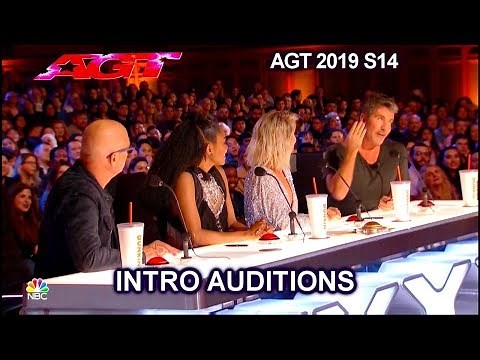 INTRO New Judges & Host | America's Got Talent 2019 Audition