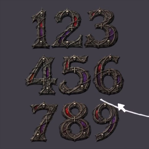 Gothic Alphabet PNG Bundle, Blackletter Medieval Letters and Numbers (36 Files) - Etsy