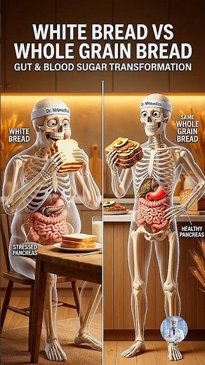 White Bread vs Whole Grain Bread | Which bread is better for your gut and blood sugar?