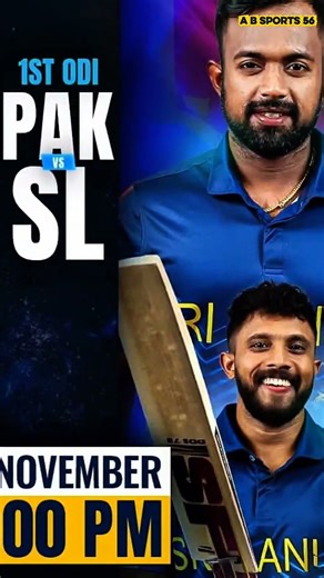 🇵🇰 Pakistan vs Sri Lanka 1st ODI – The Rivalry Returns! ⚡🔥