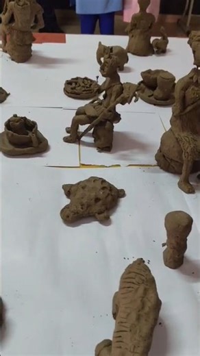 clay modelling for kids 🐘🦍🦡🦬🐪