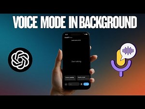 How to Use ChatGPT Voice Background Conversations on iPhone & Android