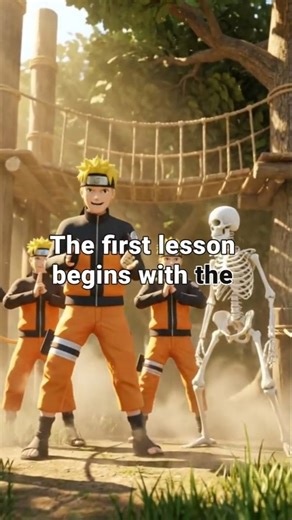 “Naruto’s Secret Taijutsu Training Revealed” #short #youtube #naruto #skeleton