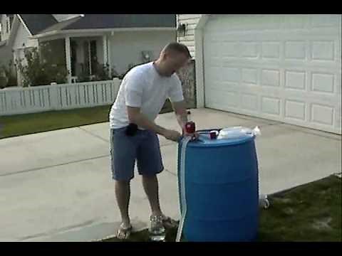 Water Storage: Effectively Removing Water From a 55 gallon Water Storage Drum