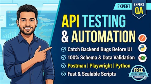 Umardrazkhan01: I will build API automation framework with playwright python for $5 on fiverr.com