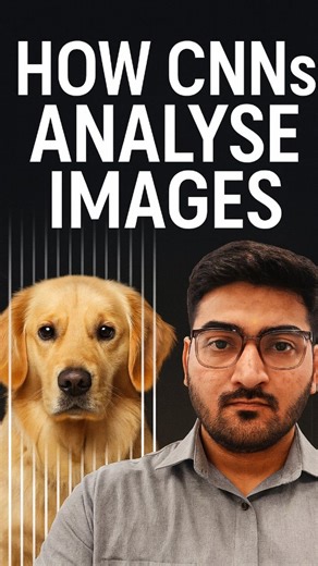 CactusAI on Instagram: "People use AI… but they don’t understand how AI sees. CNNs literally break your image into pieces, pick only the important features, and rebuild meaning from scratch. This is the real magic behind computer vision. 🤯 #AIExplained #DeepLearning #ConvolutionalNeuralNetwork #MachineLearningBasics #AITutorial #CactusAI #AIEducation #DataScienceLearning #AIBasics #LearnAI #MLEngineering"