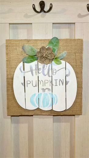 5.3K views · 97 reactions | Hello Pumpkin Fall Sign Dollar Tree DIY #falldiy #CraftyBeach #dollartreediy #falldecor | Crafty Beach | Facebook
