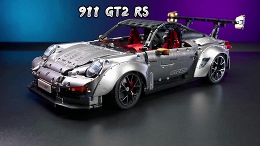 Building Block Toy Car Racing - 911 GTR RS