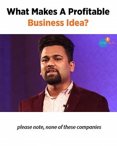 42K views · 260 reactions | The only thing that is behind the success of all these Billion Dollar Businesses is... | Josh Talks | Facebook