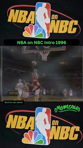 EPIC NBA on NBC Intro NOSTALGIA - Glory Days of Jordan #nba #retro #vintage #90s