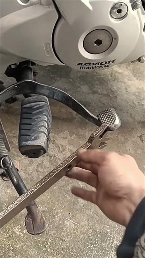 Fixing a Damaged Motorcycle Shift Lever Process