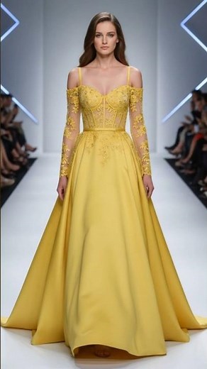 “Elegant Flowing Satin Gown in a Golden Hall ✨”