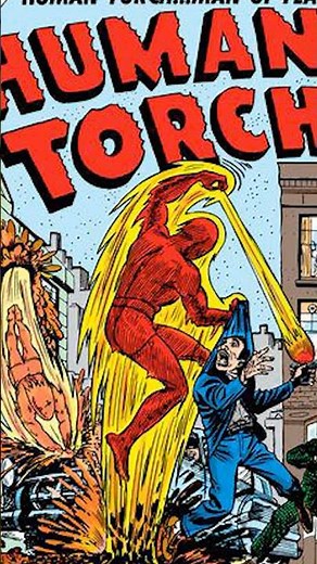 🔥 The First Human Torch Wasn’t Fantastic Four?! Marvel’s Original Hero Explained #marvel #comics