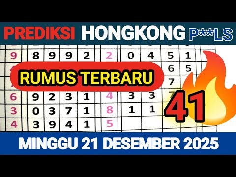 PREDIKSI HK POOLS MINGGU 21 DESEMBER 2025 / TARIKAN PAITO HK / RUMUS KEPALA EKOR HK