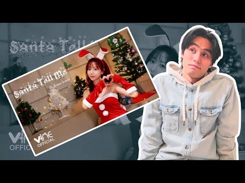 SECRET NUMBER Reaction with Gio SECRET FUN EP.14 ZUU _ Santa Tell Me (Ariana Grande) Cover
