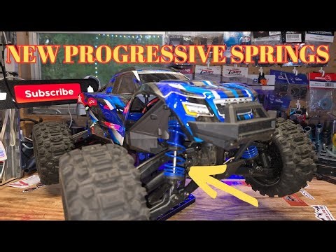 New Progressive Rate Springs For The Traxxas Maxx Will They Work?