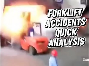 Forklift Accidents Caught on Camera 6 - Analysis of The Causes of The Accidents | Forklift Safety