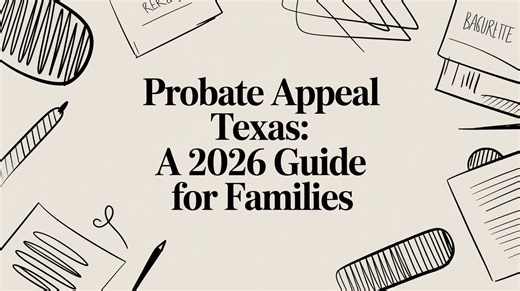 Probate Appeal Texas: A 2026 Guide for Families