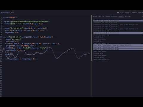 Strudel Live Coding #26 Complex Bass Techno Sound (WaveTable Bass)