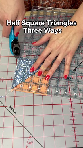 Easy Half-Square Triangle Techniques for Quilting