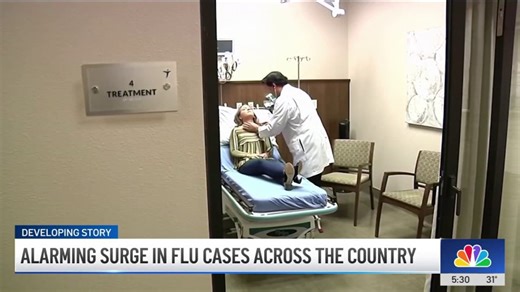 Alarming surge in flu cases across the country