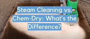 Steam Cleaning vs. Chem-Dry: What’s the Difference? - CleanerProfy