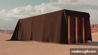 Tabernacle of Moses Structure 3D Animation on Make a GIF