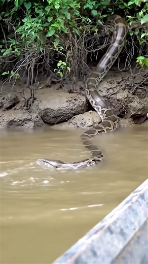 #wildlife #snake #nature #animals #wilderness #python #scary #footage