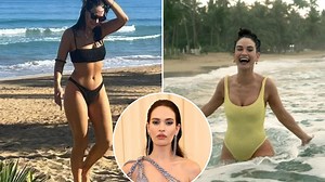 'Stunning' say Lily James fans as star strips off to a bikini on holiday