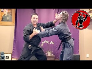 Takagi Yoshin Ryu, Ryo Mune Dori (Grab the Chest with Two Hands)