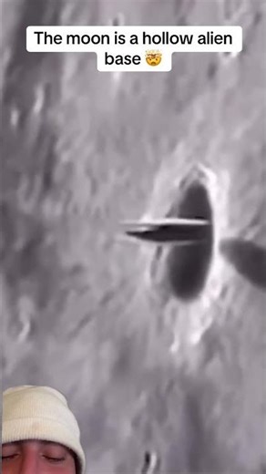 The moon is really a hollow alien base