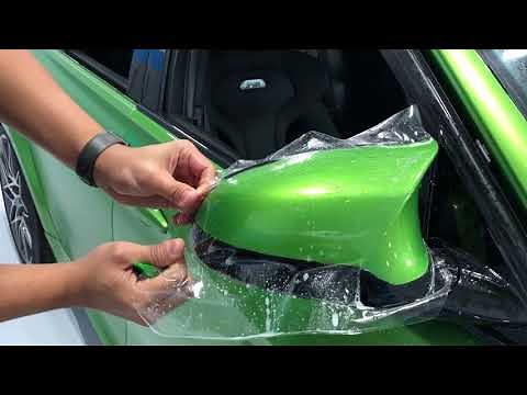 How to Install Clear Bra on a BMW M3/M4 Mirror