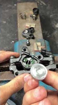 How to disassemble and lubricate a mechanical disc brake caliper #maintenance #bike #bicycle #repair