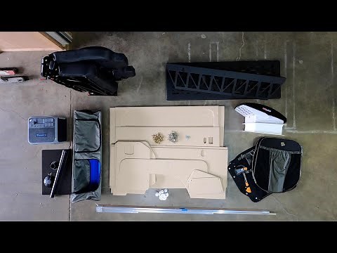 Alpine Van Works Interior Panel Kit & Accessory Install Video - Home of The One Weekend Van Build