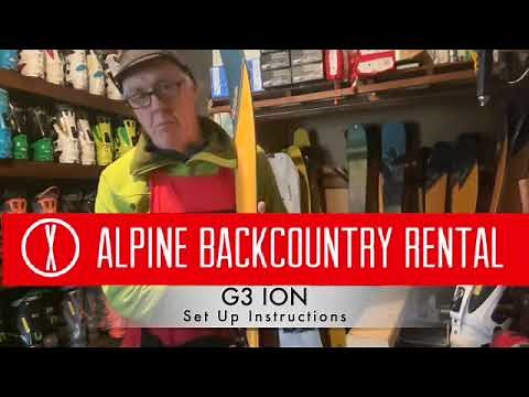 G3 ION Set Up Instructions