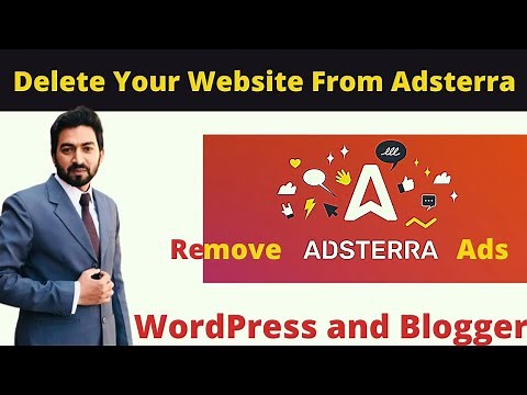 How to remove adsterra ads from website | Adsterra website remove