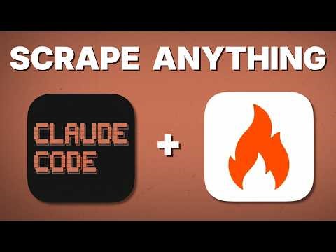 Claude Code + Firecrawl = Web Scraping CHEAT CODE