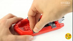 警察巡逻艇，拼砌乐高积木城市系列60129