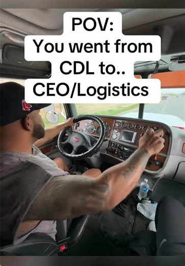 Most drivers stop at owner operator. I didn’t. CDL → Owner Operator → Logistics CEO. That jump took years and the right mentor. Now I help drivers build real trucking companies — not just buy trucks. Free startup guide in bio.
