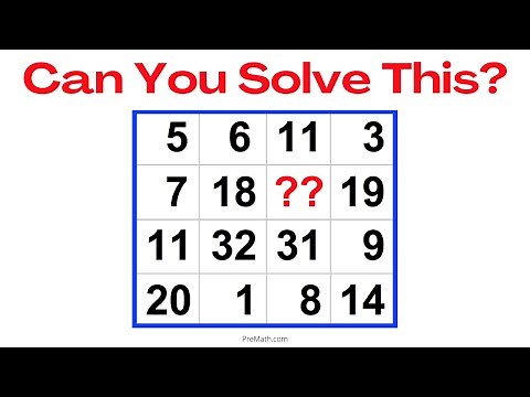 Solve this 4x4 Math Puzzle | Step-by-Step Tutorial