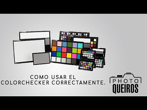 CREANDO PERFILES DE COLOR en photoshop con COLORCHECKER