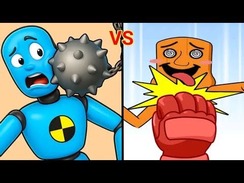 RAGDOLL DESTROY vs POWERFUL PUNCH, Level Up Fury Punch Android Game, New Games Update,