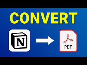 How to Convert Notion to PDF