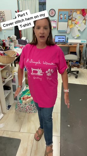 DIY T-Shirt Alterations: Coverstitch Sewing Tutorial