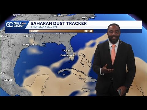Showers and heat continue across the Gulf Coast Saturday evening