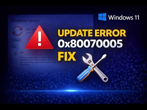 How to Fix Windows 11 Update Error 0x80070005 | GearUpWindows Tutorial