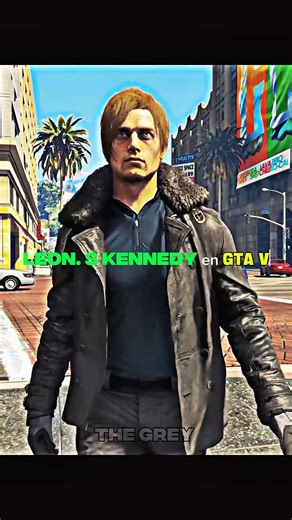 Leon kennedy en GTA V #gtav #residentevilrequiem