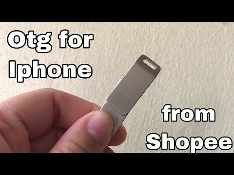 How to connect otg to iphone